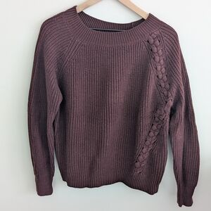 Reitman's Maroon Knit Sweater